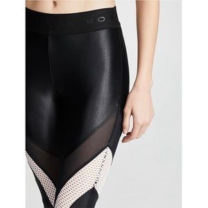 KORAL Frame Mesh Panel High Waist Leggings